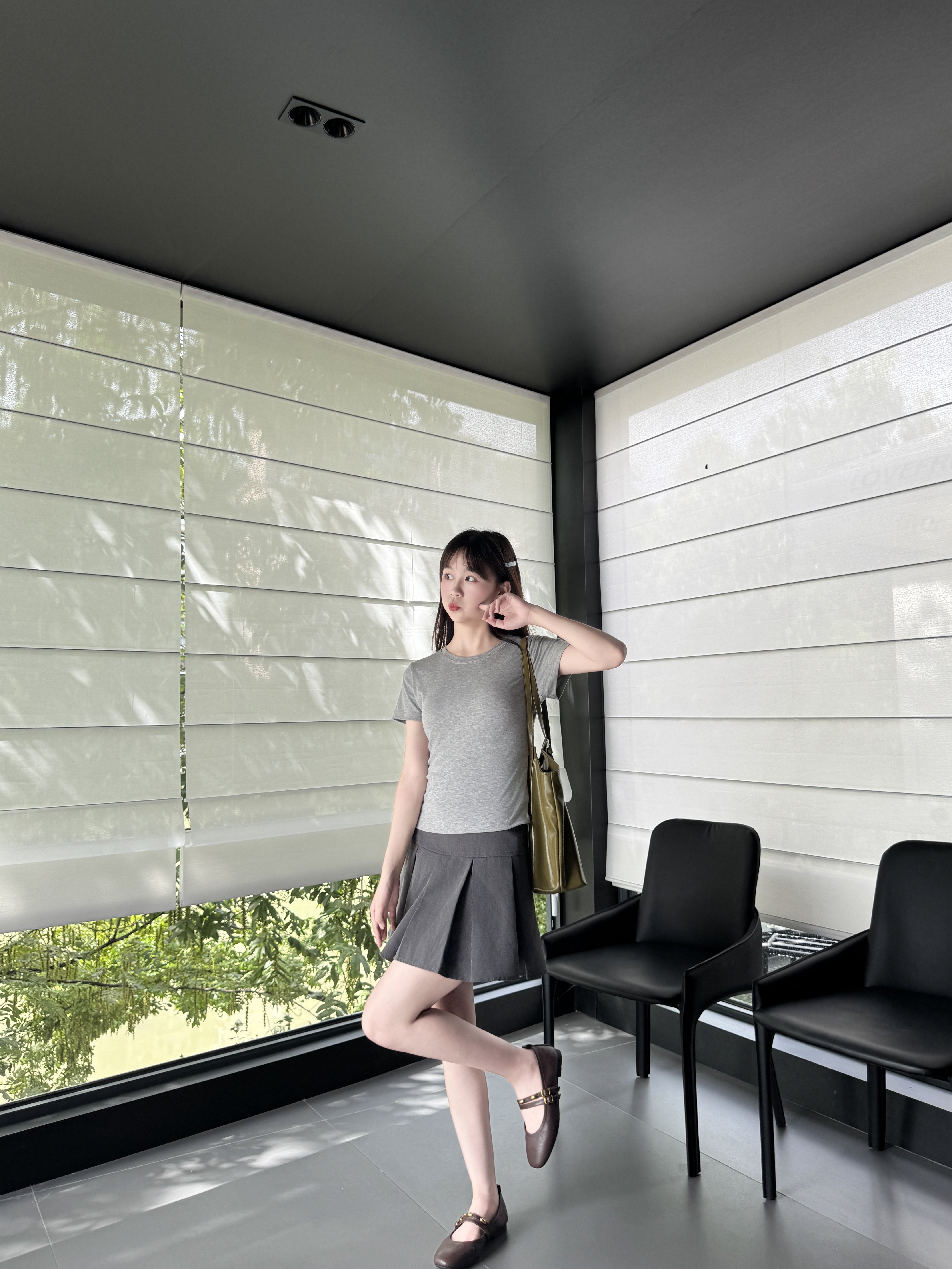 百丽小金豆芭蕾玛丽珍鞋 羊皮材质柔软亲肤 蛋卷鞋底舒适不累脚