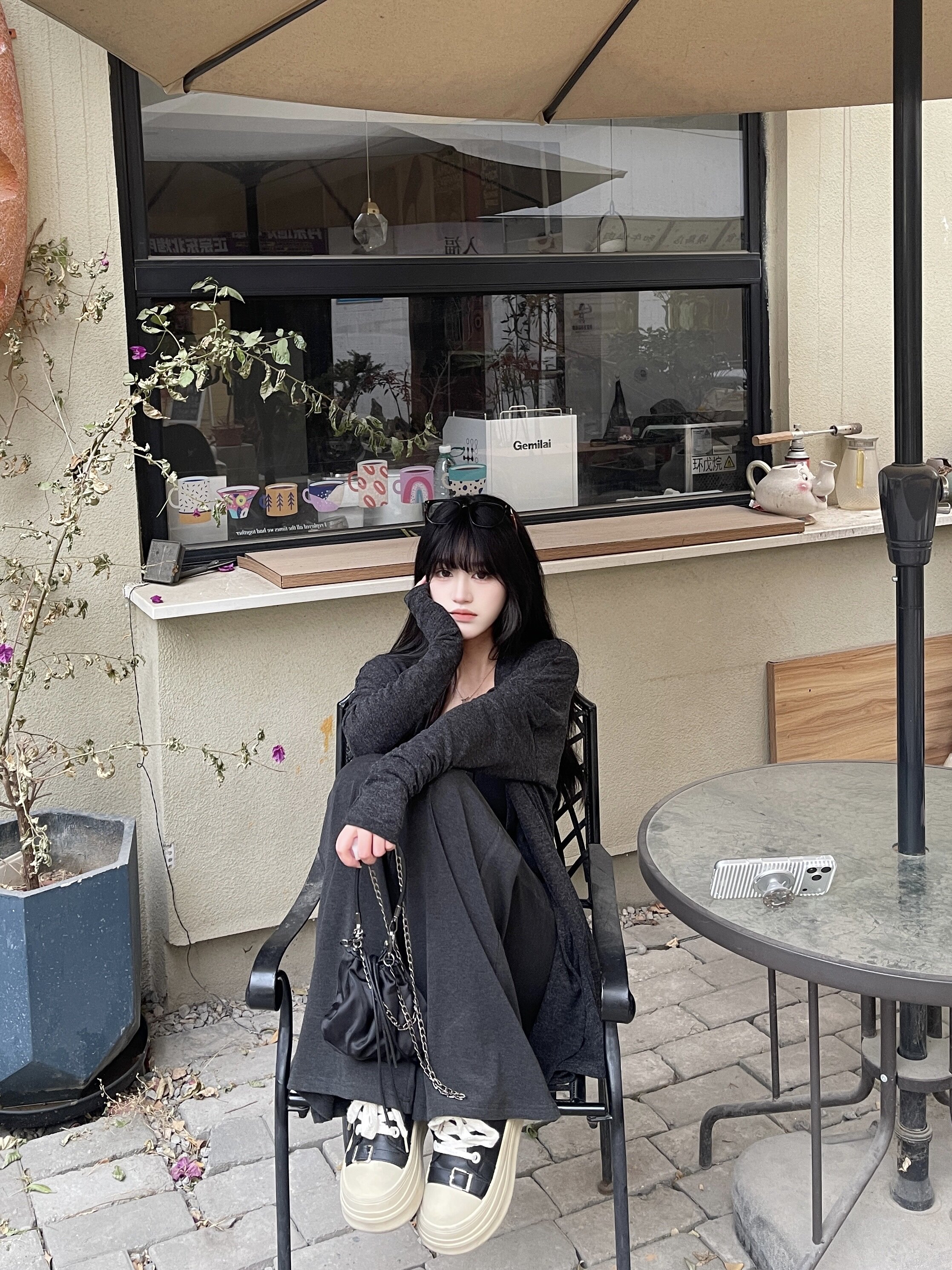 黑泽玄七2026春季微胖mm专属套装，吊带+开衫+休闲裤三件套宽松慵懒风遮肉显瘦