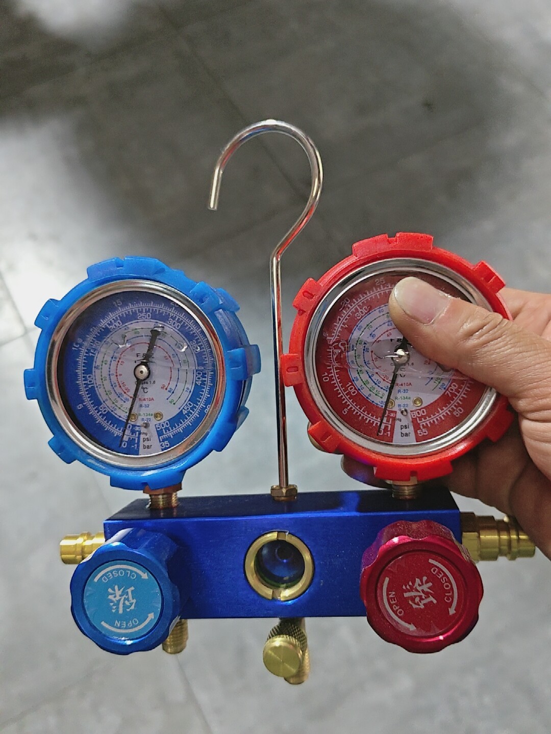 坤泰工具 KT-6518 高品质汽车空调冷媒表 【公式通販】