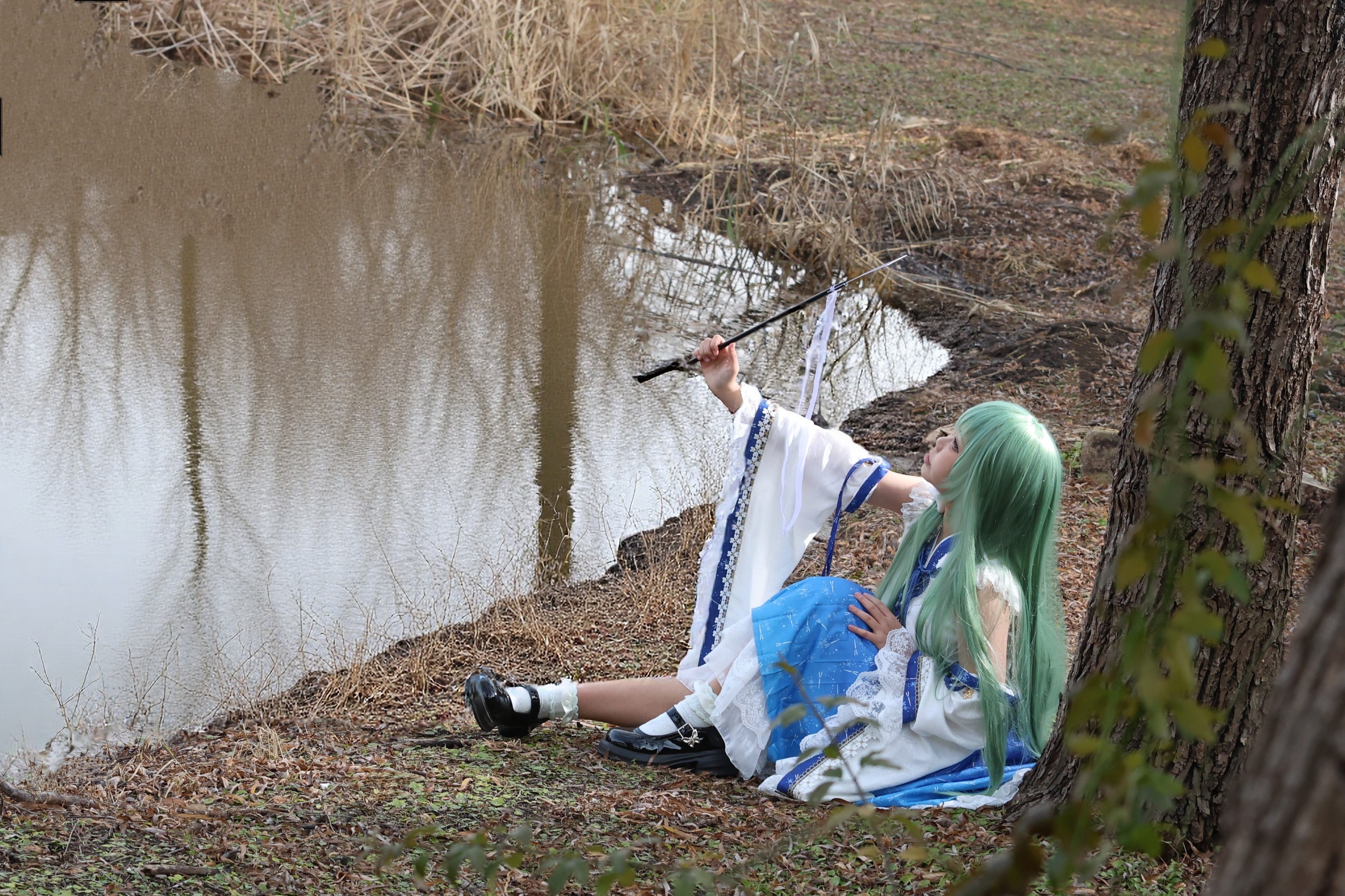現貨】星雨魔法店原創東方Project二設東風谷早苗cosplay巫女服-淘寶