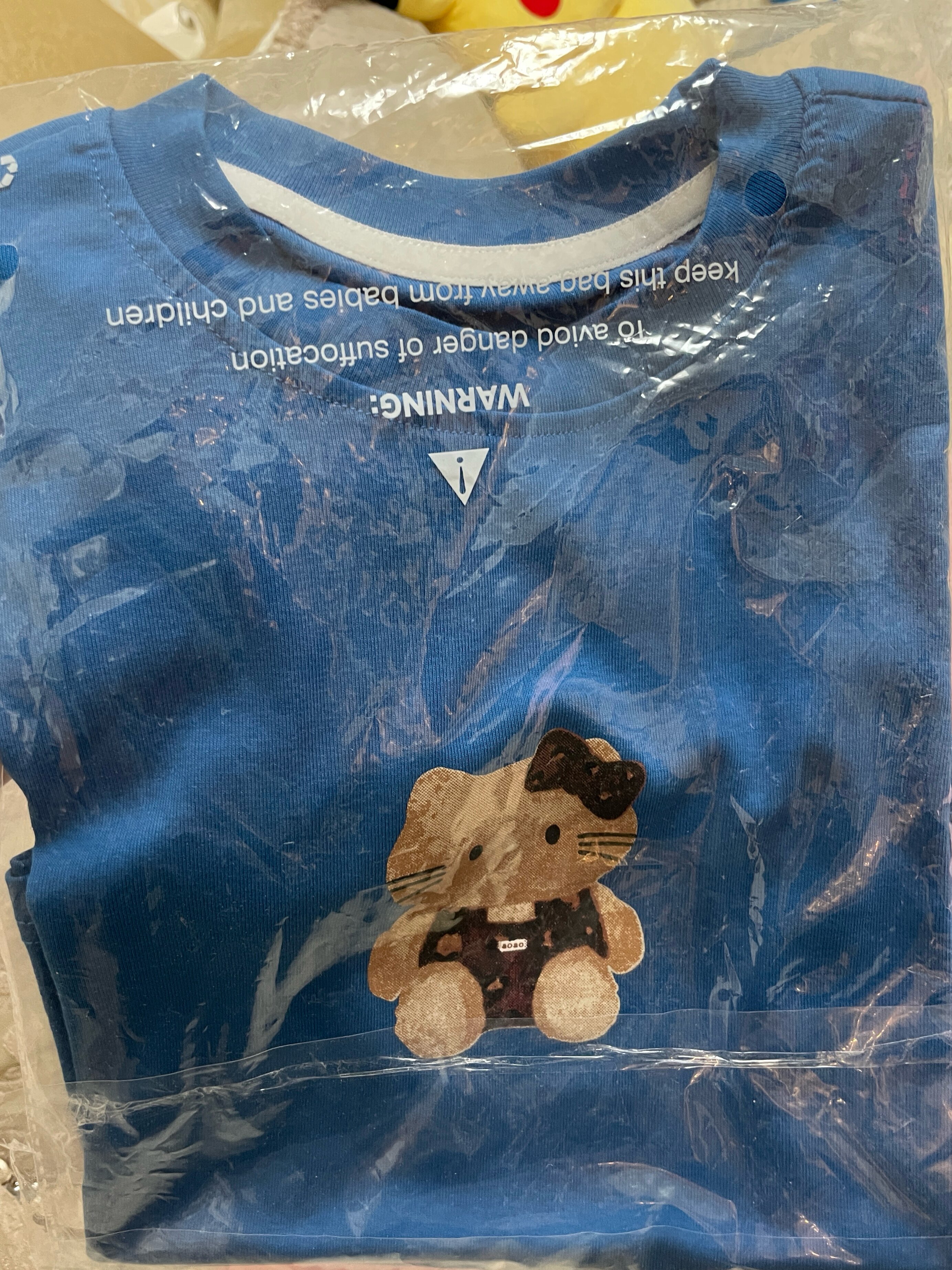 Customer photo for Blue Cartoon Tee, 130cm