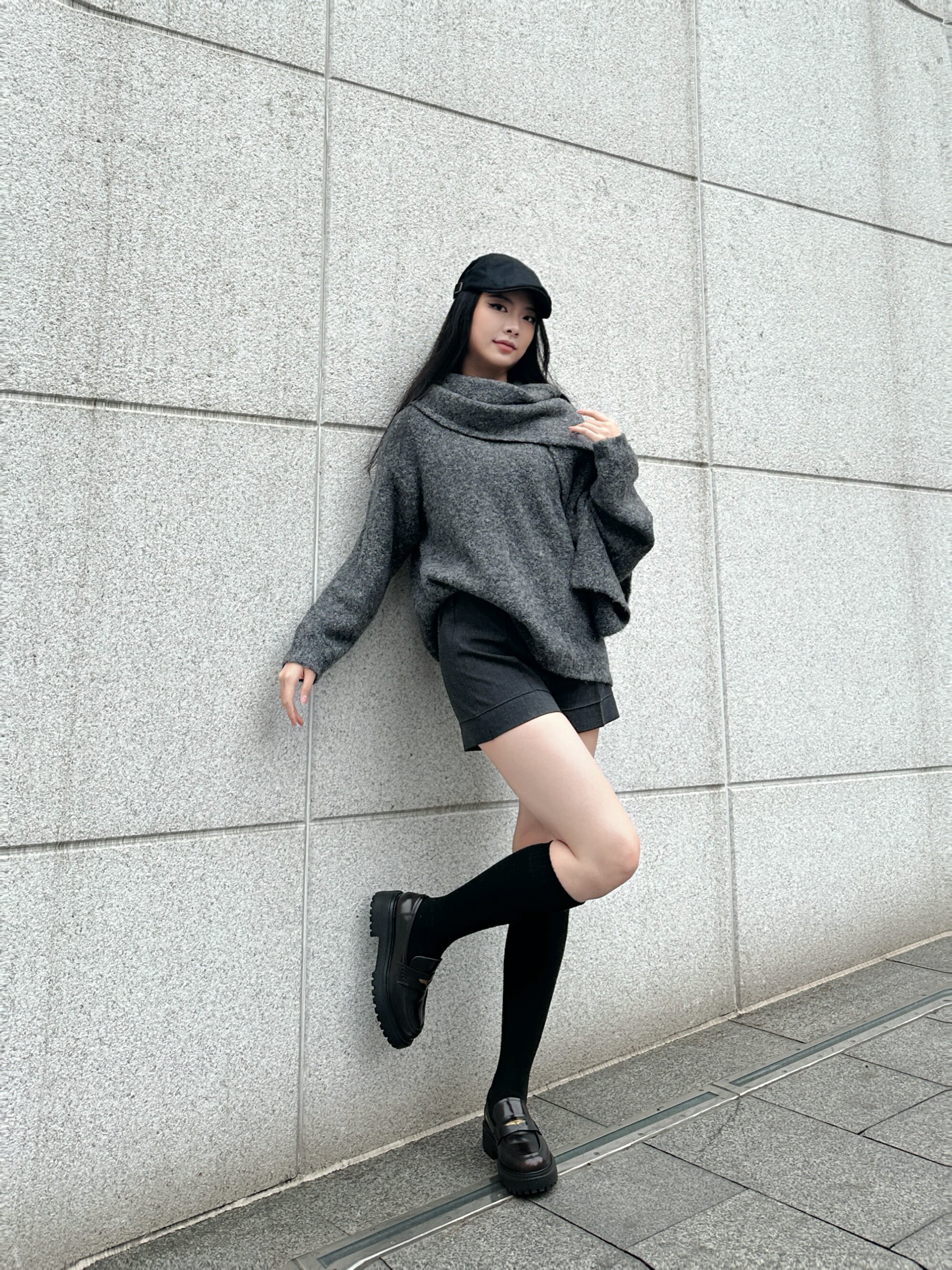 田曦薇同款百丽海鸥乐福鞋2.0 厚底增高设计拉长比例 真皮材质柔软亲肤