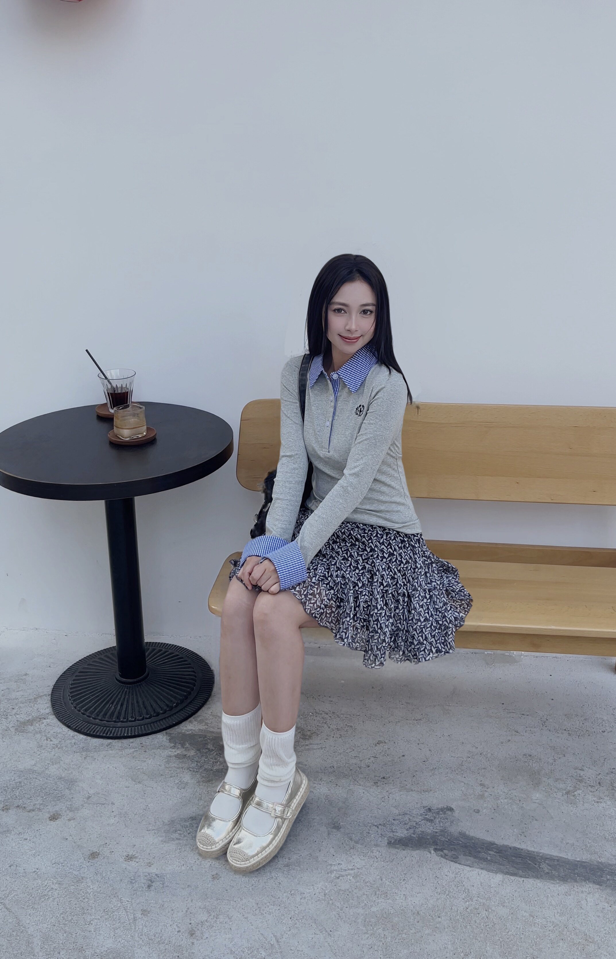 ELLE夏季法式碎花伞裙A字版型遮肉显瘦 碎花图案清新浪漫小众设计别致不撞款