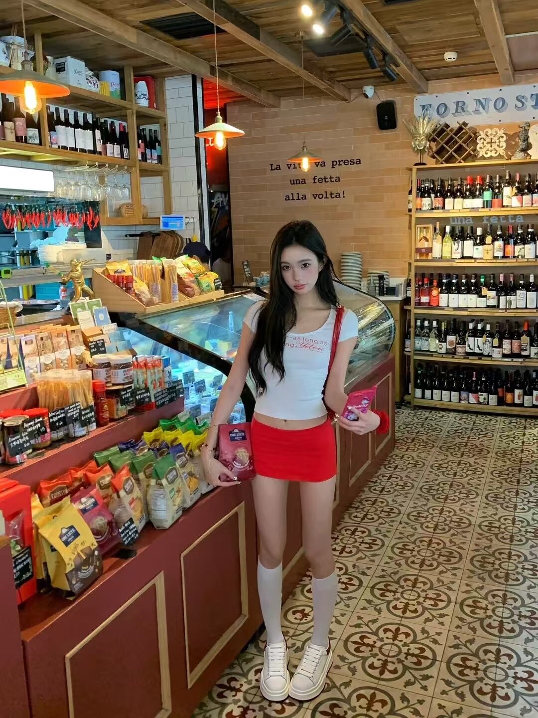 snowelf小个子真皮厚底小白鞋麦昆同款增高设计春夏透气不闷脚休闲板鞋百搭