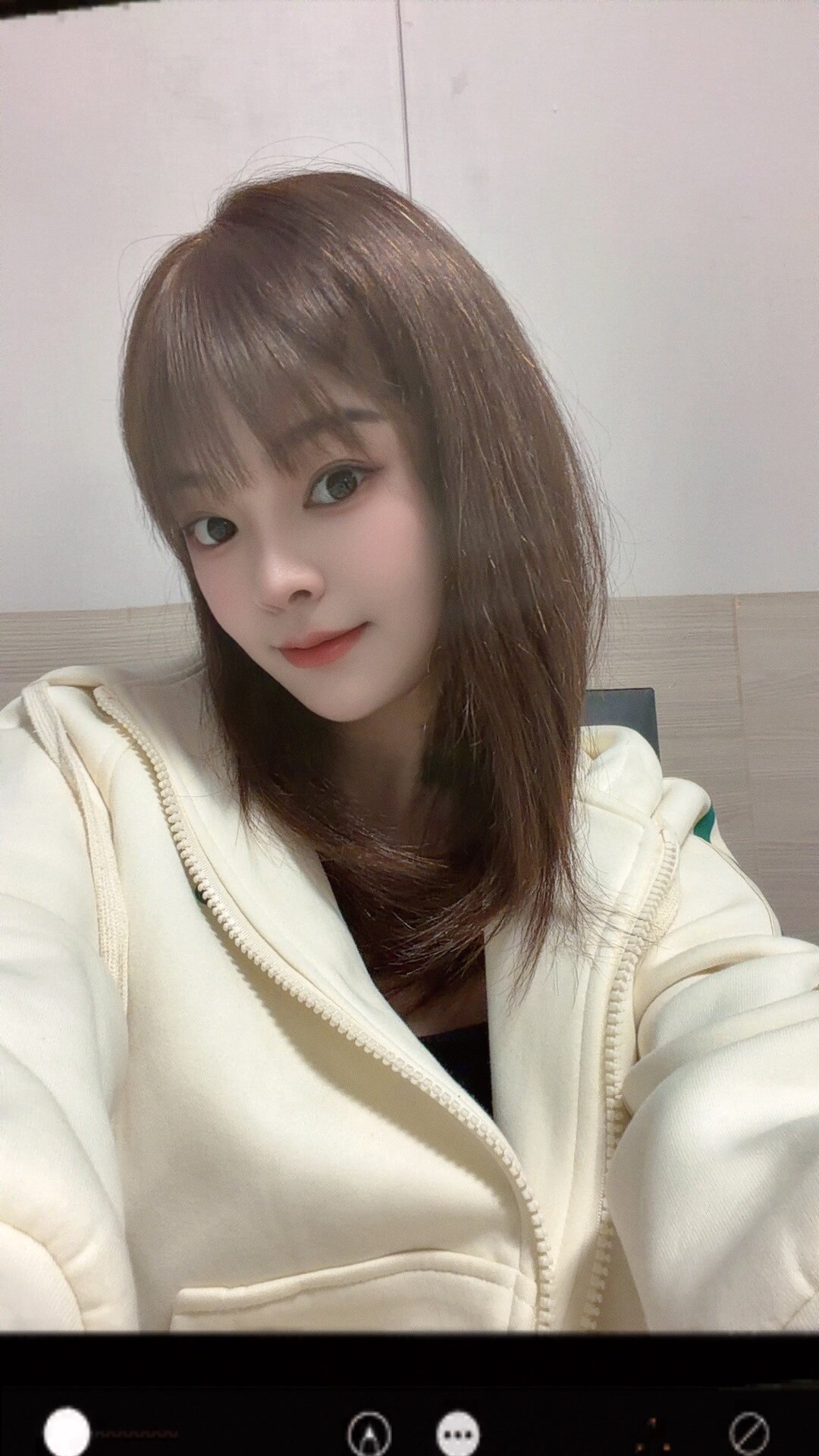 真我黑长直漫画齐刘海假发套 全真发整顶设计 自然隐形无痕贴合 长发飘逸顺滑