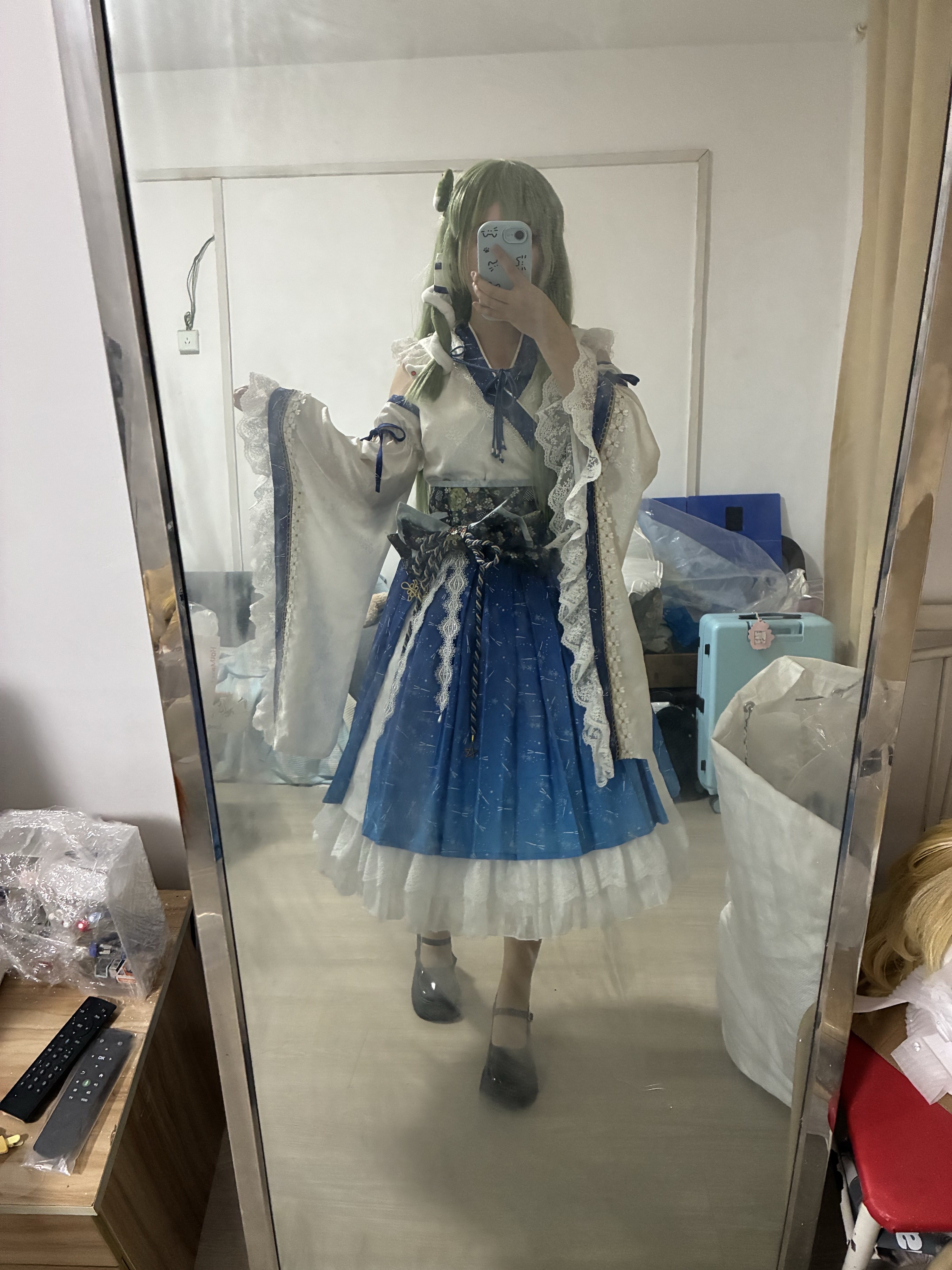 現貨】星雨魔法店原創東方Project二設東風谷早苗cosplay巫女服