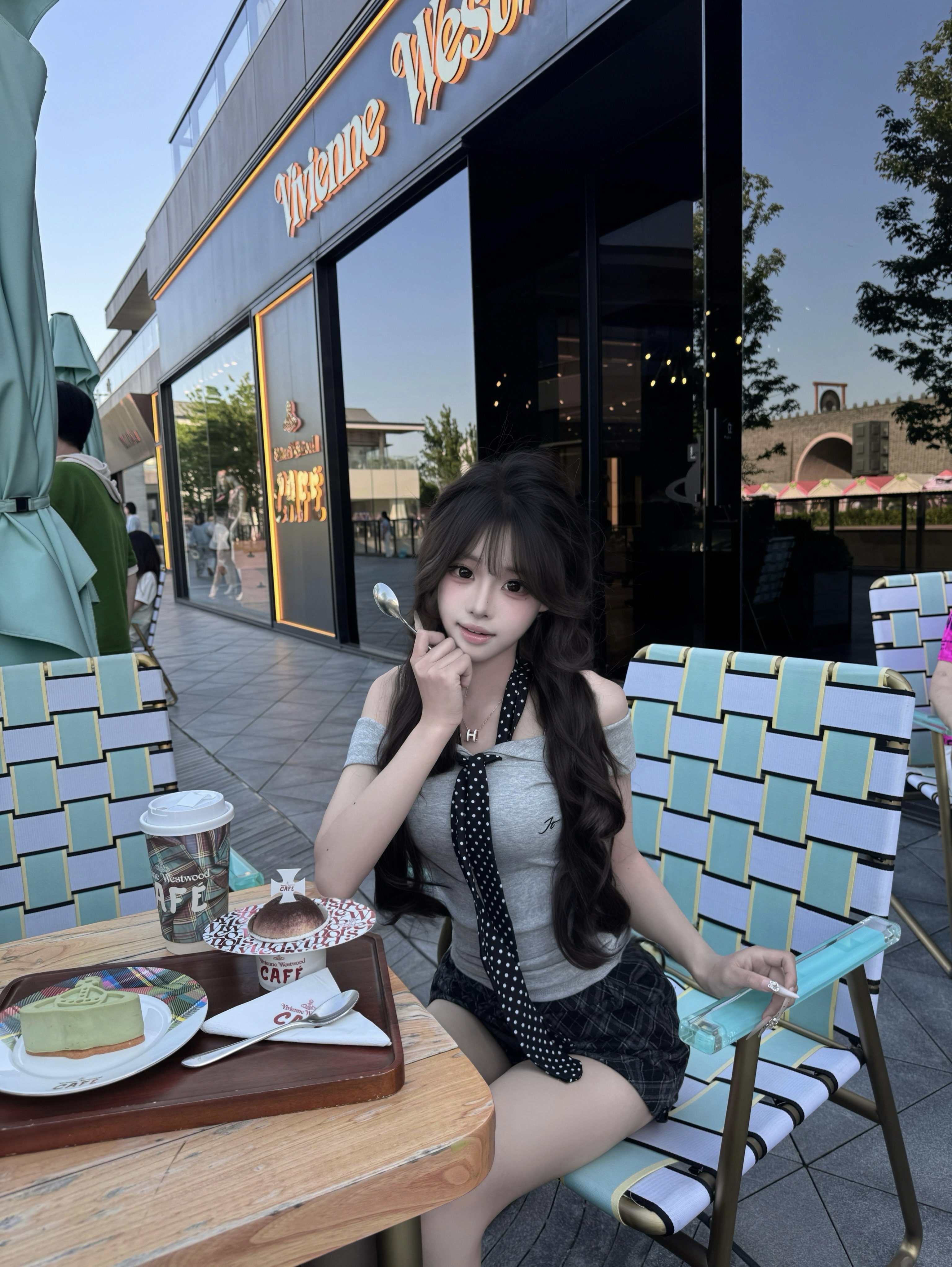 SiCii复古韩系低腰包臀裙 格纹短裙显瘦辣妹风 防走光侧拉链毛呢质感高级