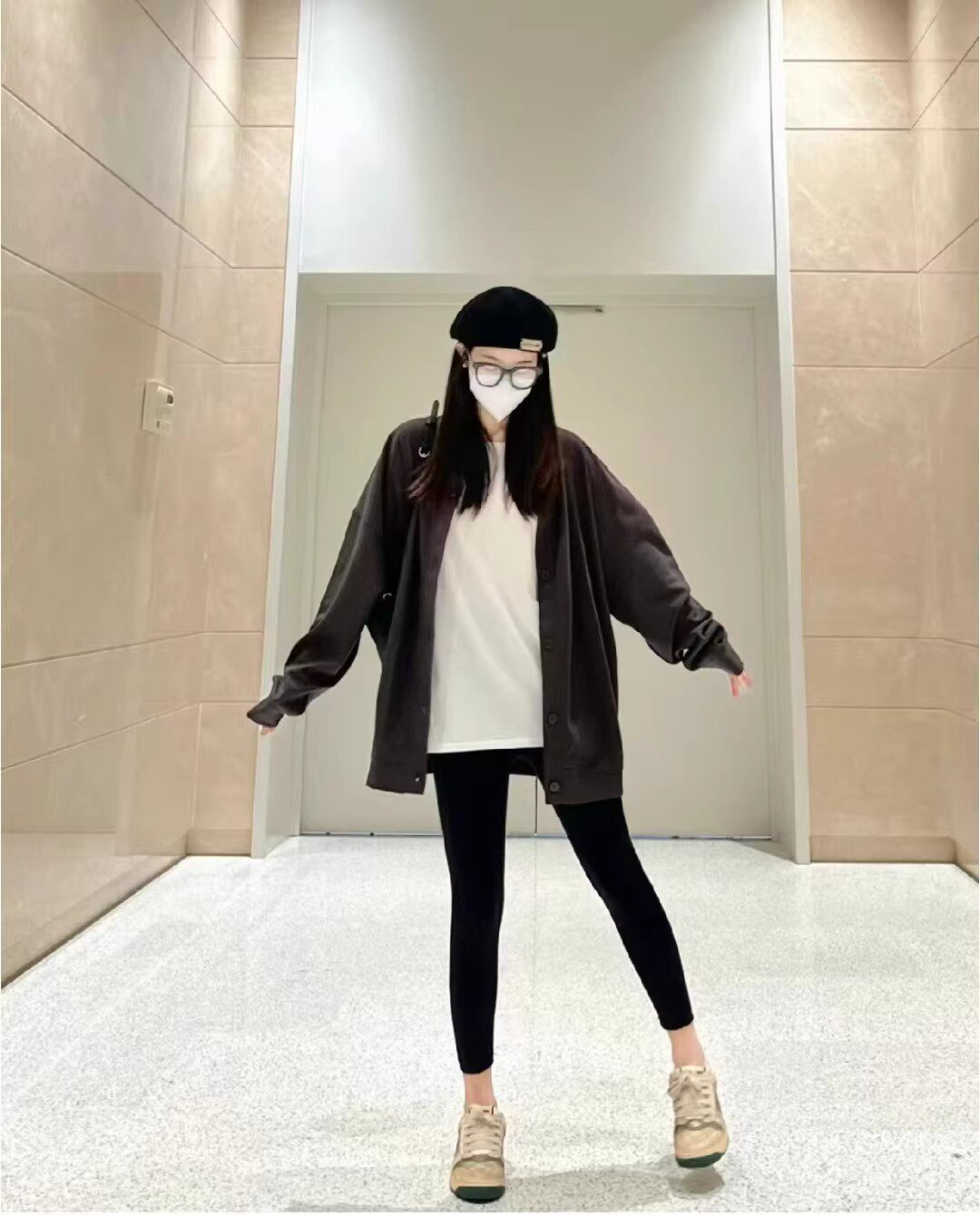 小野和子春季鲨鱼裤 薄款塑形收腹提臀 瑜伽外穿两相宜 高腰设计拉长比例