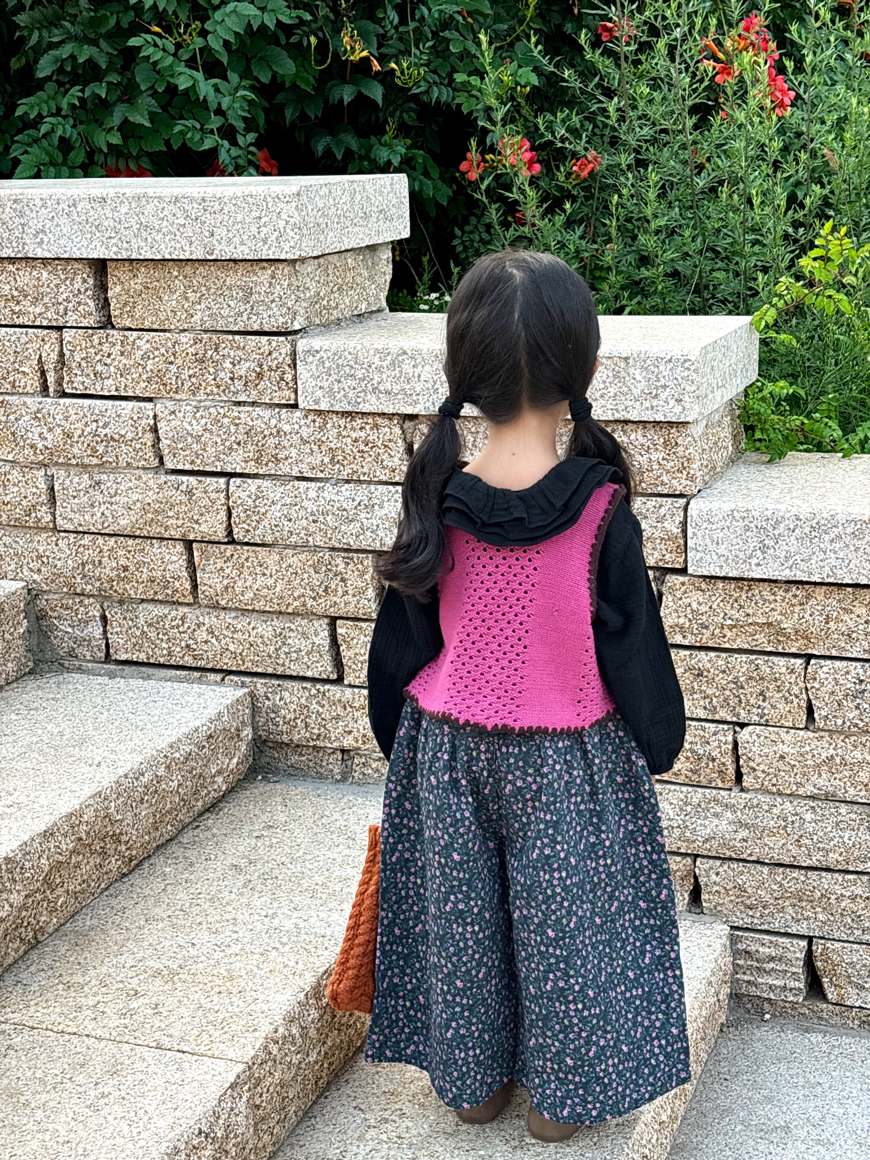 Customer photo for Rose Crochet Vest, 100cm