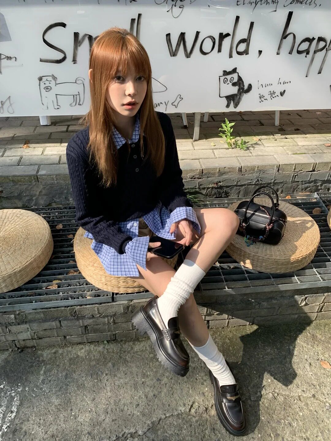 宋佳同款百丽海鸥乐福鞋2.0：厚底真皮的英伦飒爽美学