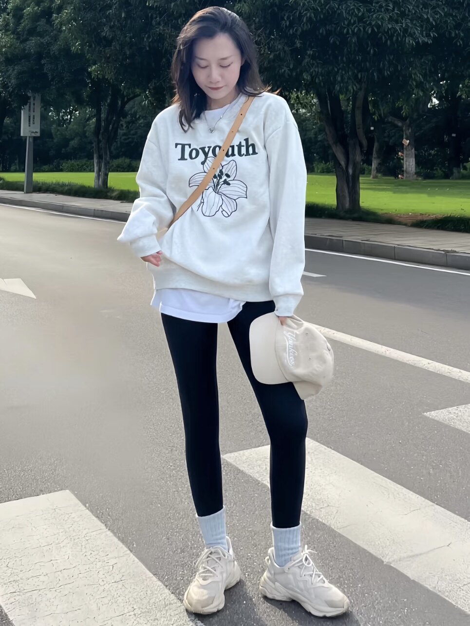 小野和子春季鲨鱼裤 薄款塑形收腹提臀 瑜伽外穿两相宜 高腰设计拉长比例
