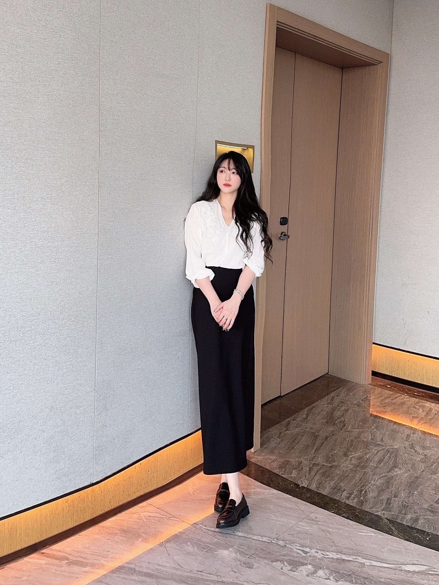 田曦薇同款百丽海鸥乐福鞋2.0 厚底增高设计拉长比例 真皮材质柔软亲肤