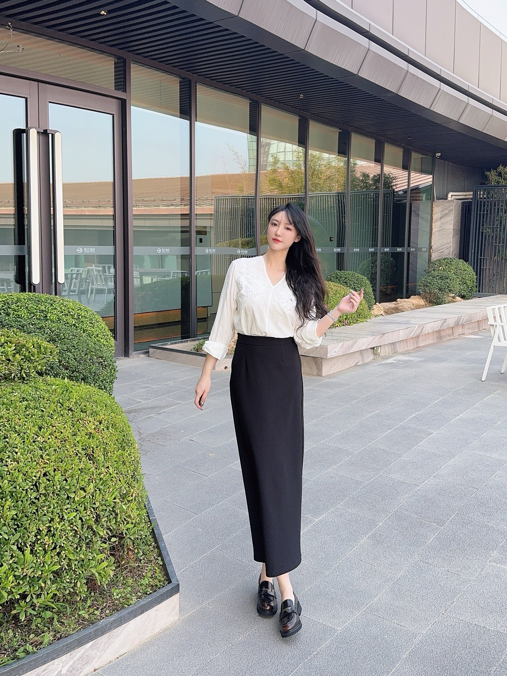 田曦薇同款百丽海鸥乐福鞋2.0 厚底增高设计拉长比例 真皮材质柔软亲肤