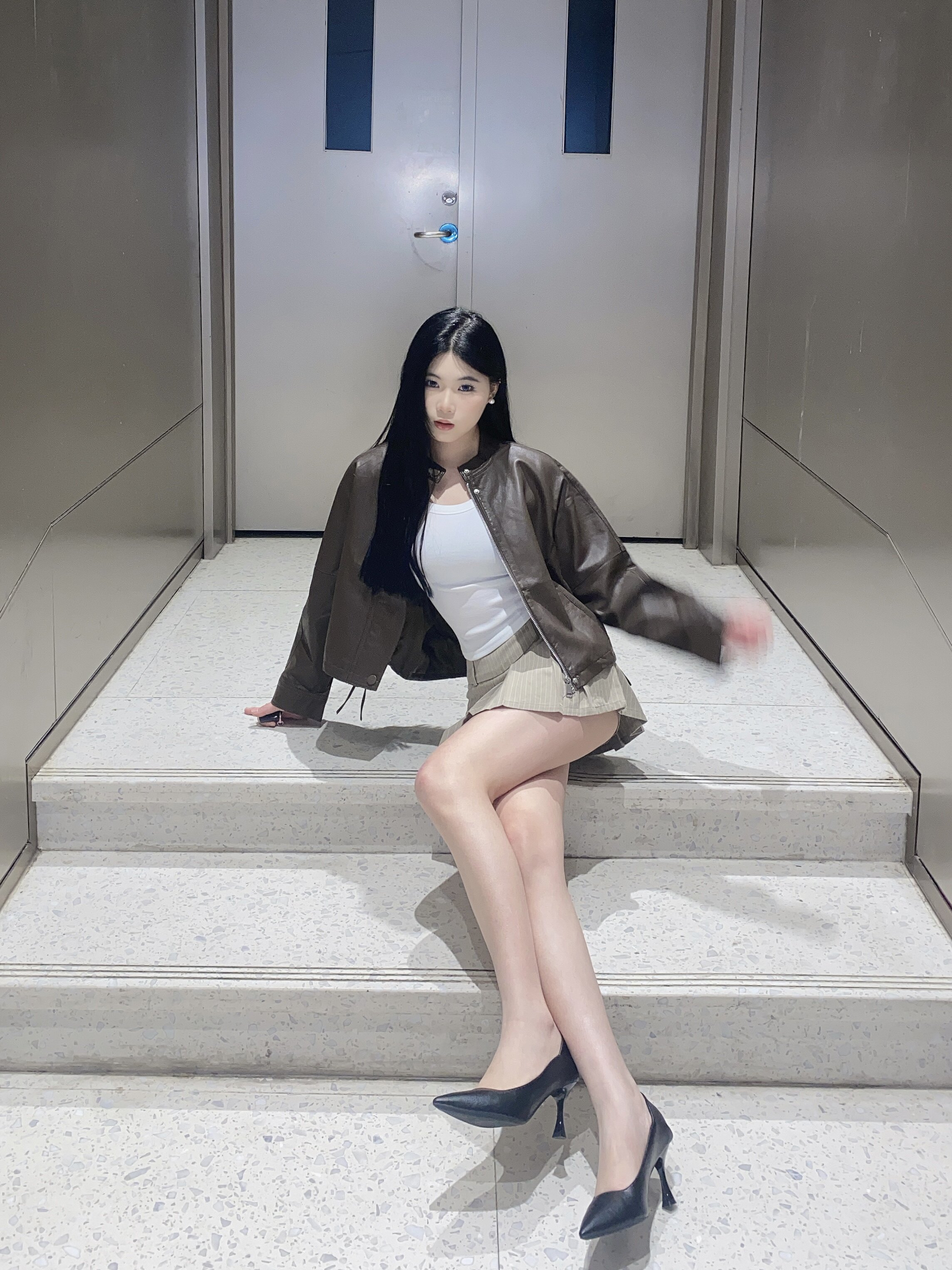 品淡法式通勤黑色高跟鞋 不累脚不磨脚设计 小码女鞋313233