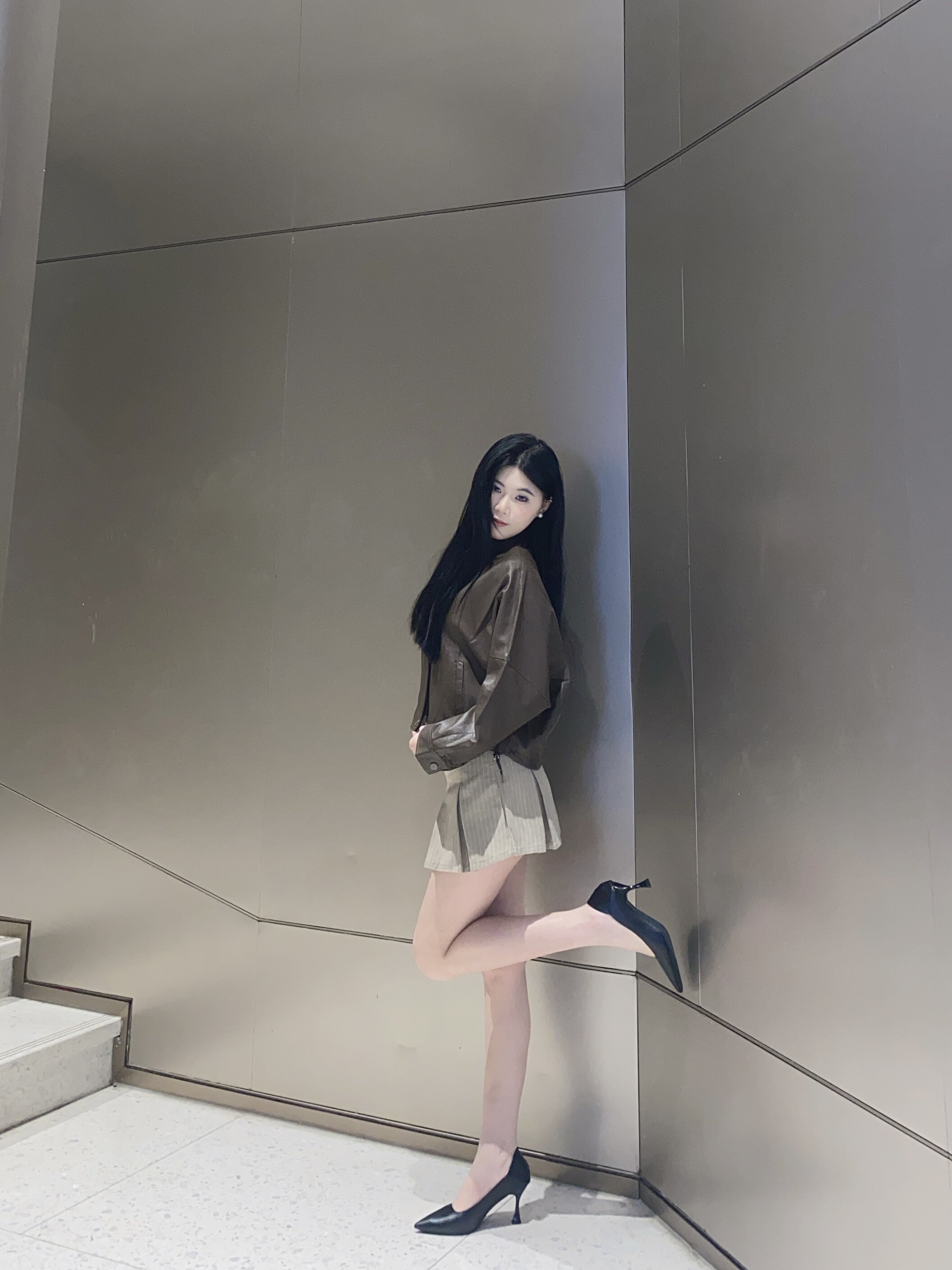 品淡法式通勤黑色高跟鞋 不累脚不磨脚设计 小码女鞋313233