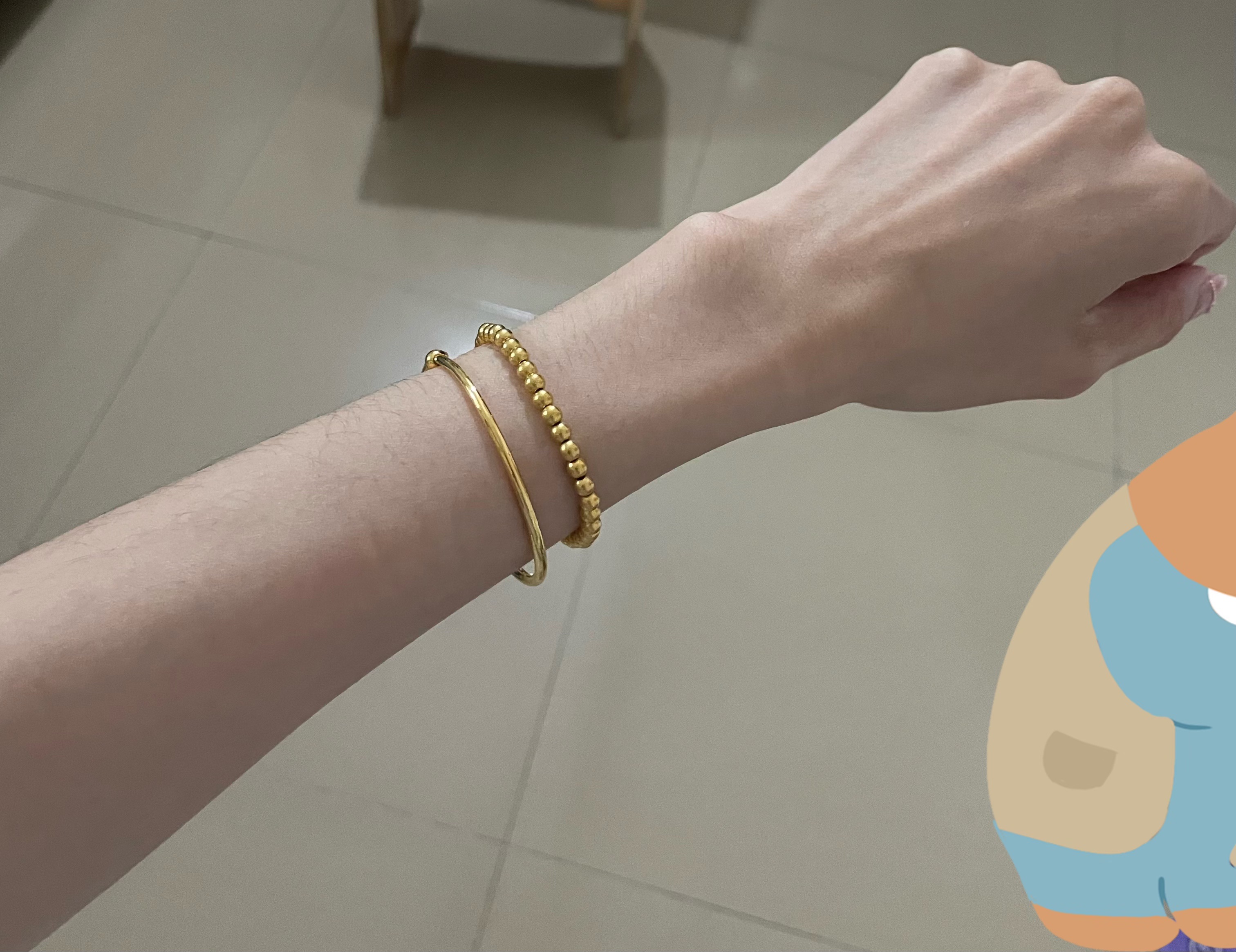 周生生珠宝饰品黄金手镯金手镯足金圆棍镯子金饰87765K计价