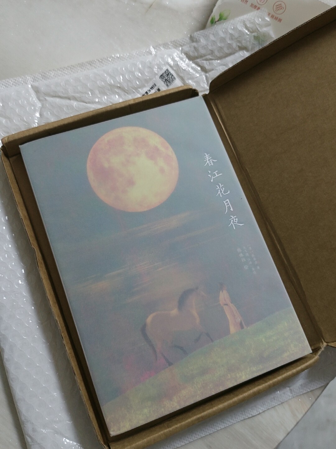 春江花月夜张若虚绘本张姝钰插画唐诗美文鉴赏绘本画集七言作品鉴赏品味