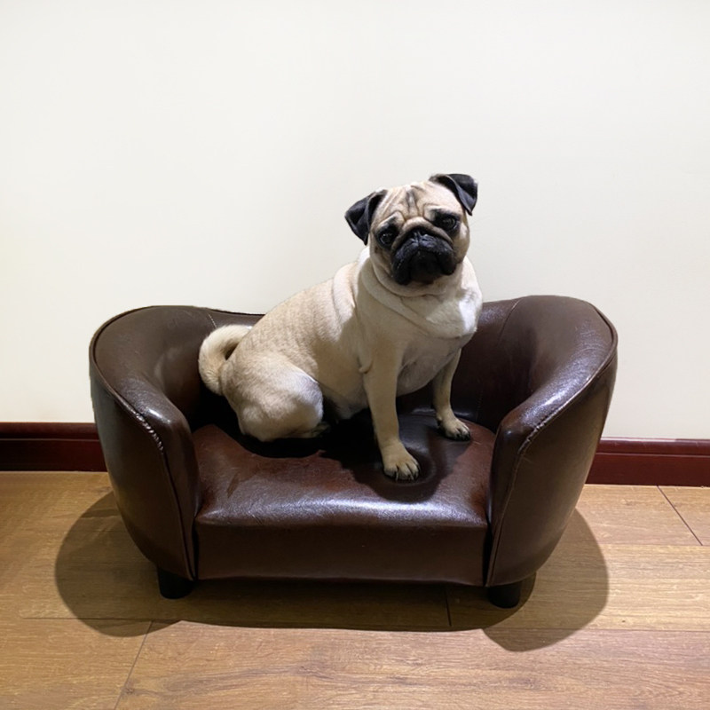 (special price) full leather pet cat dog sofa bed large and medium size teddy bib bear dog nest can be removed for four seasons