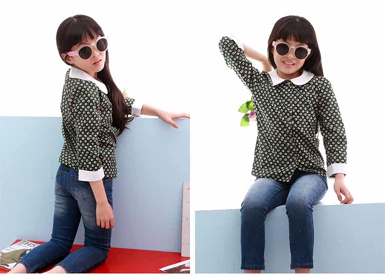 Chemise fille à manche longue - Ref 2086426 Image 21