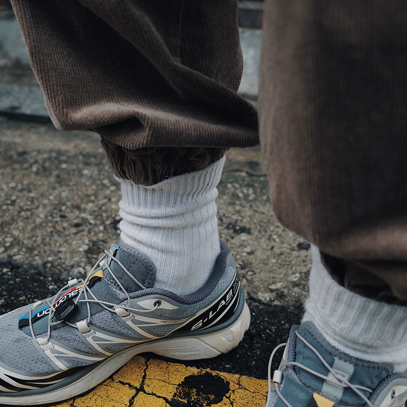 Equality EQ National tide retro wild tooling high tube stockings Breathable sweat-absorbing cotton men's and women's socks