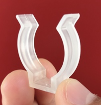 Fluorescent tube bracket Cato U fixed lamp hook T8 lamp clip button LED lamp clamp wiring card card