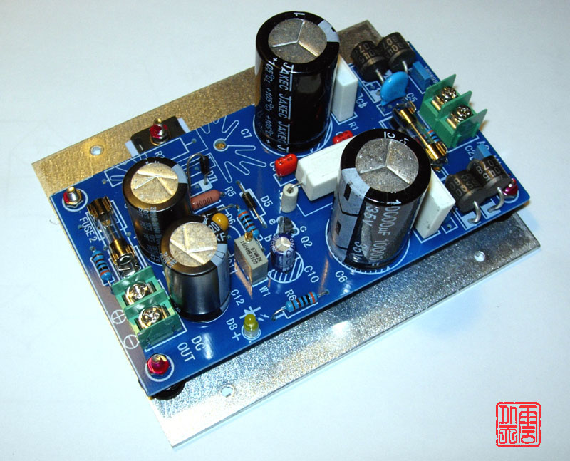 LM338 Linear Adjustable Regulated Power Board Finished 5A Soft Start, Ultra Low Noise Low Dropout Voltage