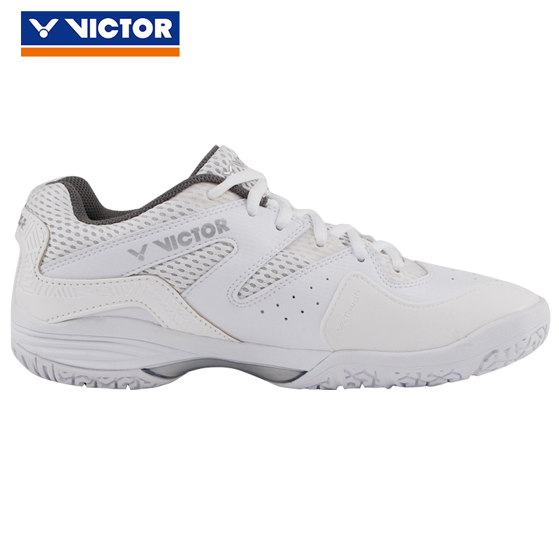 Giày cầu lông chiến thắng VICTOR / wicker P8510A Giày trắng nam nữ chống thoáng khí chống trơn trượt ổn định giày lining cầu lông