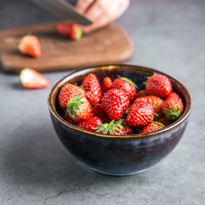 Porcelain soul creative variable glaze breakfast tray plates of household ceramics tableware restoring ancient ways round flat steak dinner plate