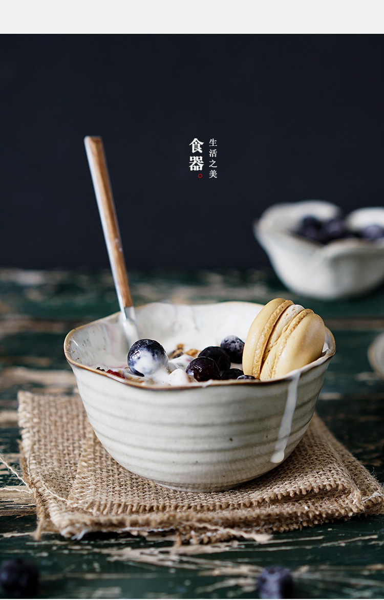 Porcelain soul jobs household ceramic bowl Japanese household jobs move individual creativity tableware rainbow such as bowl soup bowl dish bowl