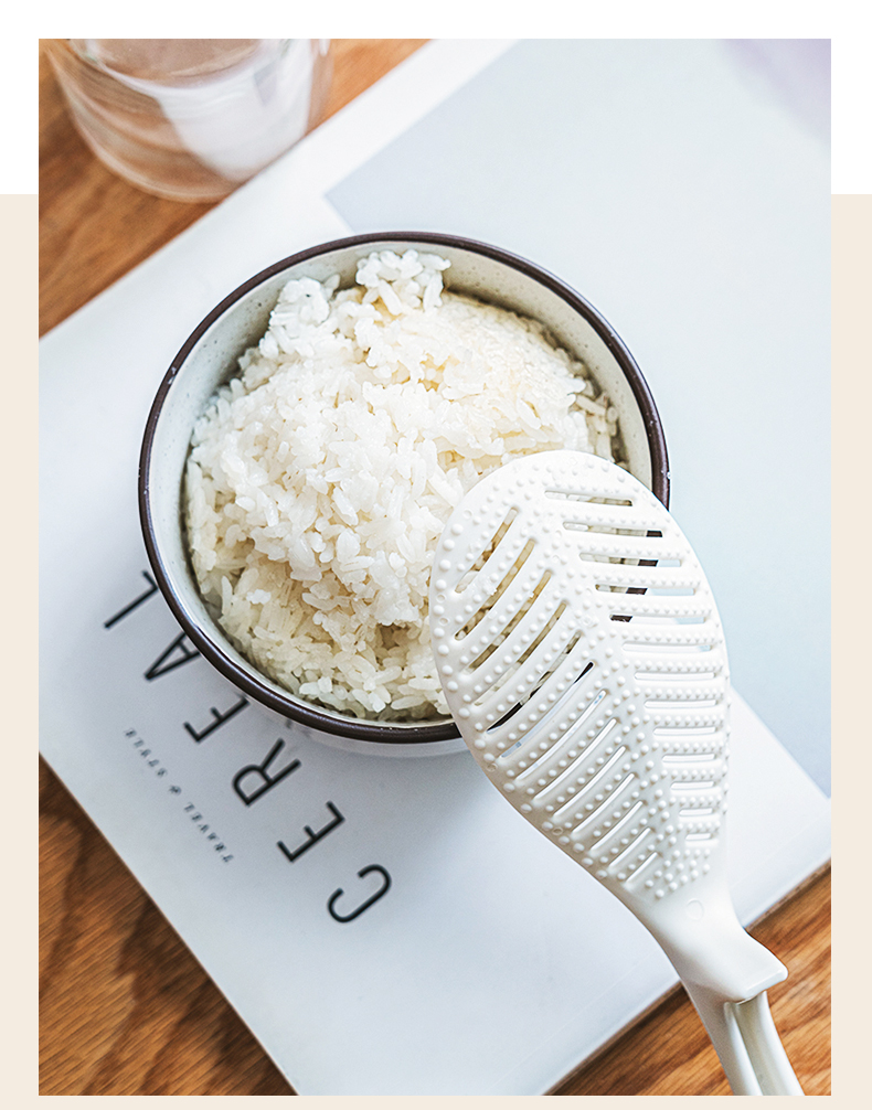 Porcelain soul plastic rice spoon stand of creative household rice bowl spoon, not sticky rice shovels FanPiao electric meal bao in the kitchen