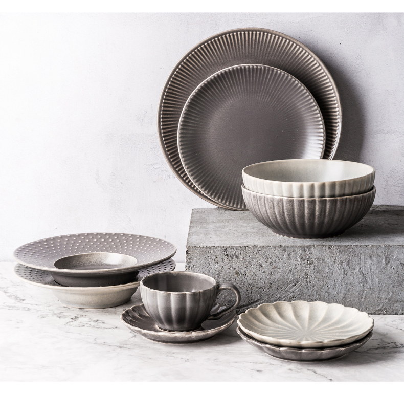 Porcelain soul Nordic shallow steak ceramic dish dish dish dish dish plates all the cake plate of pasta dish food dish