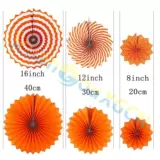 Хэллоуин декоративные складные складные вентиляторы подвесные украшения торговые центры вентилятор вентилятор -в форме подвески