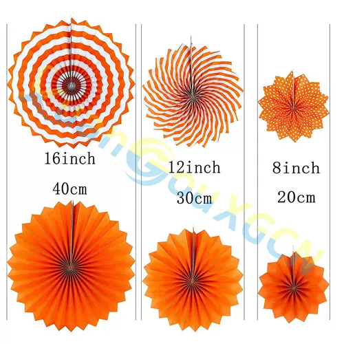 Хэллоуин декоративные складные складные вентиляторы подвесные украшения торговые центры вентилятор вентилятор -в форме подвески