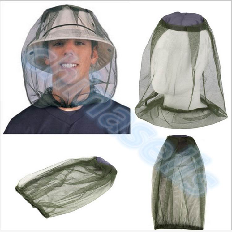 Outdoor fishing night fishing cap anti-mosquito cap tennis fishing sunscreen cap head hood male and female anti-bee hat breathable face mask