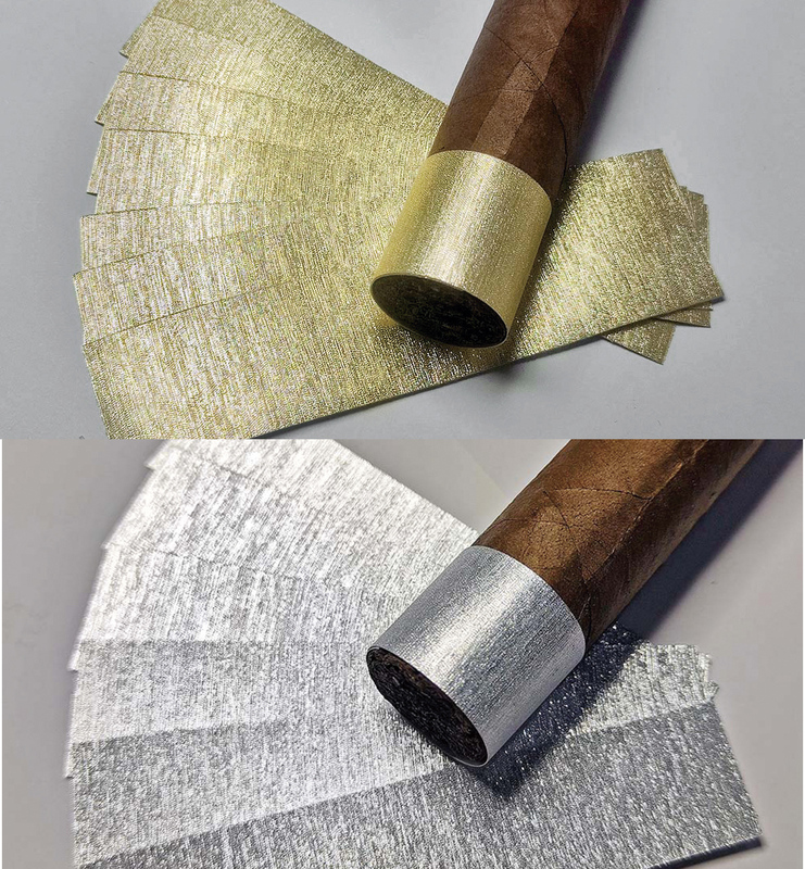 Cigar Foot Label, Solid Color Cigar Foot Label, Cigar Wrap Explosion-Proof Repair Self-Adhesive Foot Label Sticker, 3m Brand Adhesive Backing