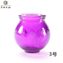 3# thickened glass color fire can Color can Glass cupping cupping