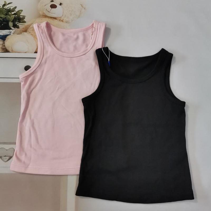 Winnie Tommy Children's Colored Silk Fleece Round-Neck Warm Vest for Boys and Girls 9810