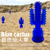 Bluehour Original Klein Blue Acrylic Plant Cactus Pendulum Gift Home Ornament