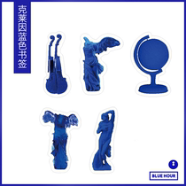 Yves Klein Blue Sticker Handbill Fridge Waterproof Tide Card Stickers Sticker Bill Stickhand Stickhand Stickhand Stickers