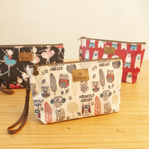 Mini travel bag waterproof Oxford cloth dumpling type cosmetic bag storage bag large capacity handbag mobile phone bag