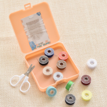 Travel portable needlework box set needle and thread Sewing Needle Needle-free 12-color sewing thread manual needle