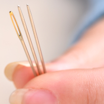 Household blunt head gold tail embroidery needle hand sewing needle large hole hand needle cross stitch Needle Needle gold tail needle