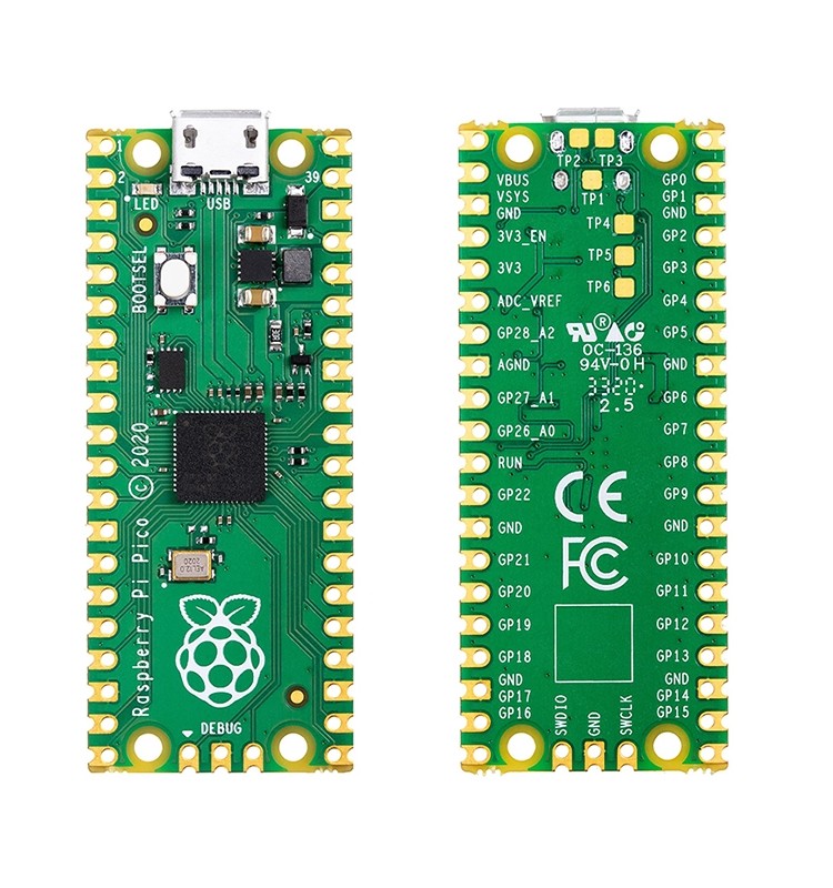 Raspberry Pi Pico Microcontroller Development Board DIY Breadboard Kit