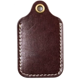 Ретро индукционный маленький картхолдер, кожаный универсальный брелок, для брелока контроля доступа, из натуральной кожи, воловья кожа