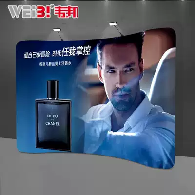 Quick screen show display frame background wall aluminum alloy pull net display frame advertising stage express display stand portable