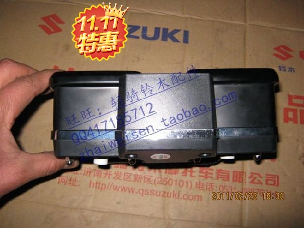 Qingqi Suzuki Wang cũ GS125 đồng hồ đo tốc độ vỏ sắt đồng hồ đo tốc độ cơ khí đơn tachometer - Power Meter đồng hồ độ xe máy