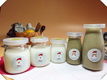 Pudding bottle High temperature wooden bran cup Yogurt with lid Glass baking utensils Mousse cake jelly mold