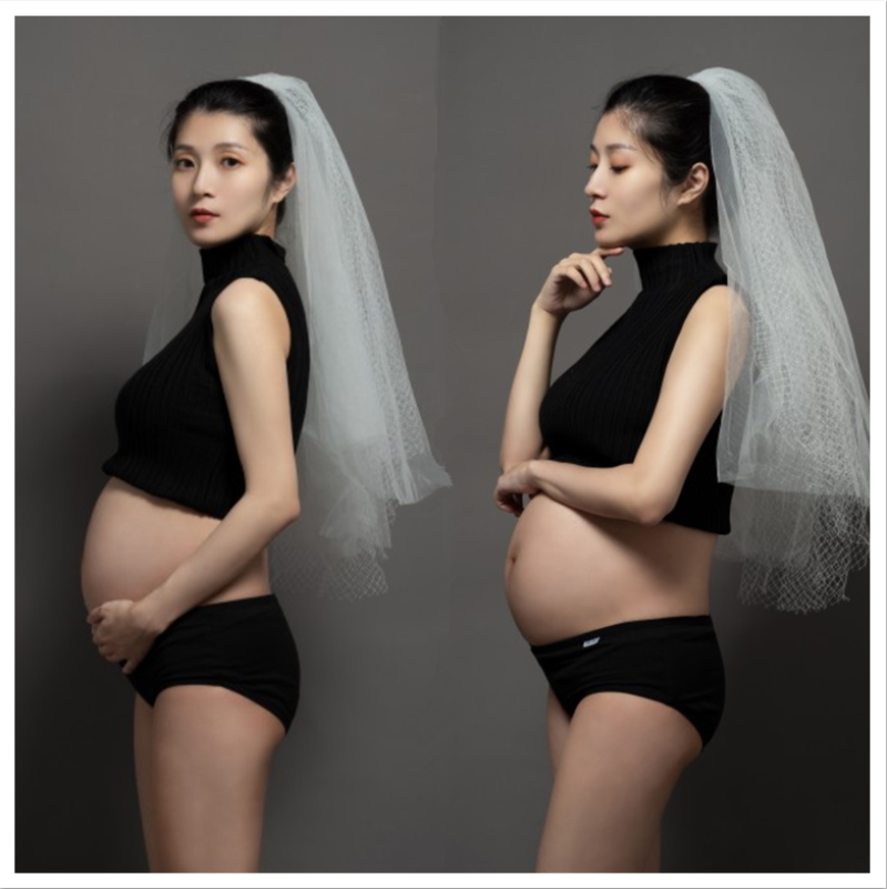 New exhibition photo gallery pregnant woman photos of clothes minimalist black and white home wind pregnancy photo clothes gestation mothers write real art