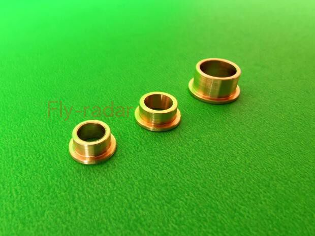 Miniature flange copper sleeve with step inner diameter 5 6 8mm self-lubricating bearing wear-free oil-free bushing shoulder fittings