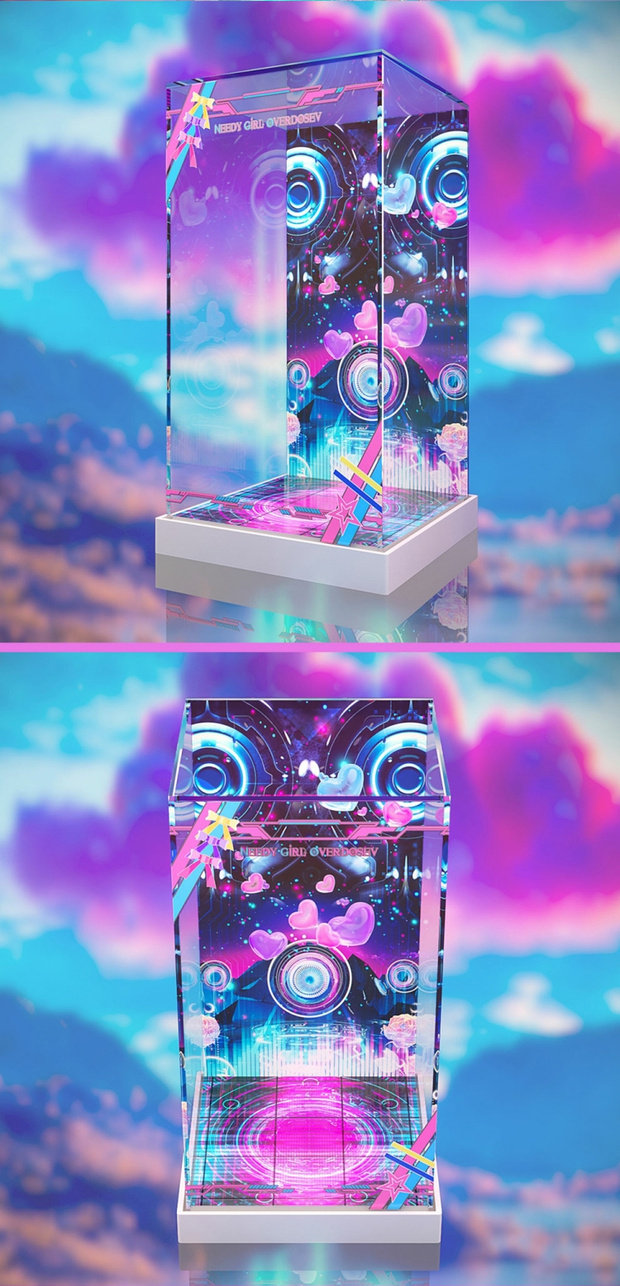 Прочие аниме реквезиты 【猫受屋】aowobox 高透主题展示盒适用于 gscpup 超天酱 手办 现